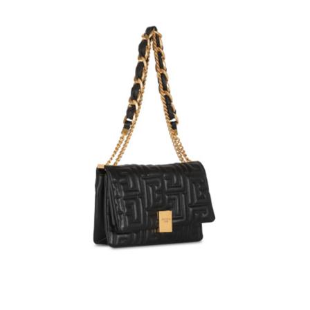 Balmain Bags Sort, Dame Skuldertasker, Størrelse: ONE Size