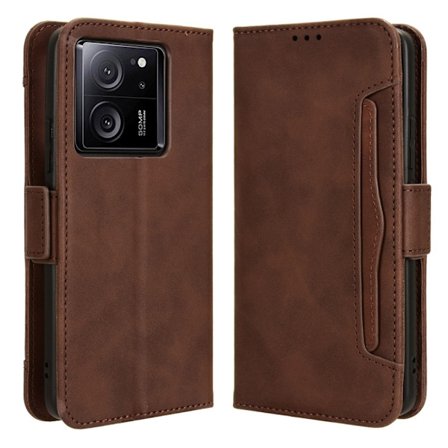 SKALO Xiaomi 13T/13T Pro 6-RUM Pungetaske - Brun