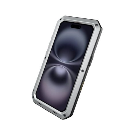 iPhone 16 Plus - Skyddande HEAVY DUTY Aluminium Skal