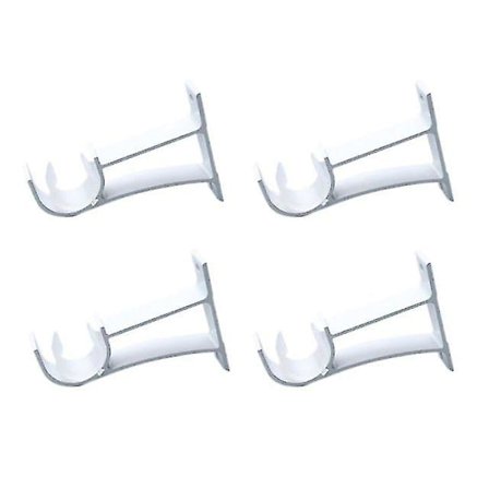 4 stk gardinstangbraketter Installasjonskrok Henger Støtteholder Takmontert Hjemmedekor Tilbehør