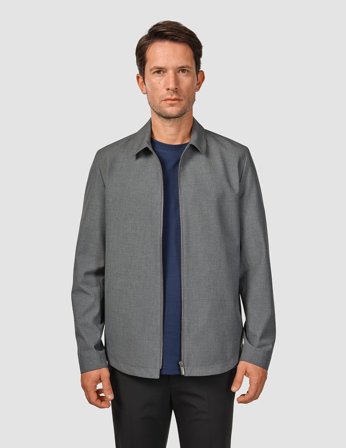 Shaping New Tomorrow - Essential Jacket - Grey Melange - Herre - Størrelse M