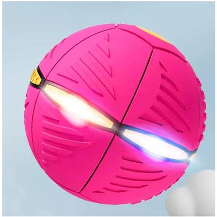 Flygende tallerken ball hundeleke, hundeleker baller kreativ dekompresjon flygende tallerken, utendørs hage flygende ball leketøy, lilla-1PC