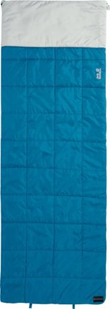 Jack Wolfskin 4-In-1 Blanket +5 synthetic sleeping bags Blue Left Zip