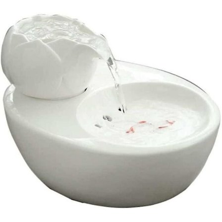 Keraaminen kissan juomalähde - Lotus pystysuora juomalähde kissoille