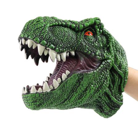 Dinosauriehanddockor, Realistisk Mjuk Gummidinosaurie Style 1