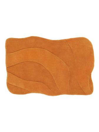 Wool Door Mat Barba Orange