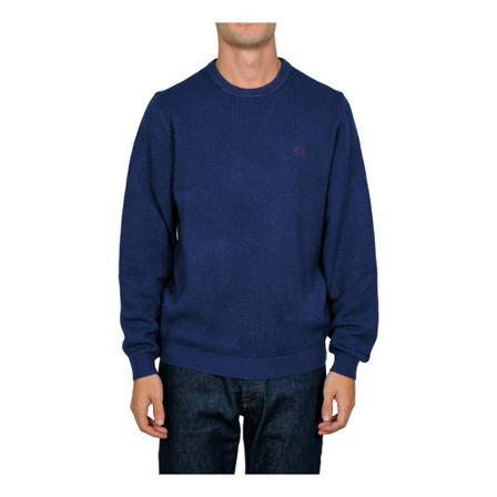 Sun68, Round-neck Knitwear Niebieski, Mężczyzna, Rozmiar: 2XL
