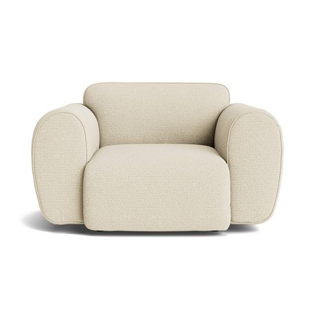 Friday lænestol - Raisa Creme - 130x94x78 - Lænestol