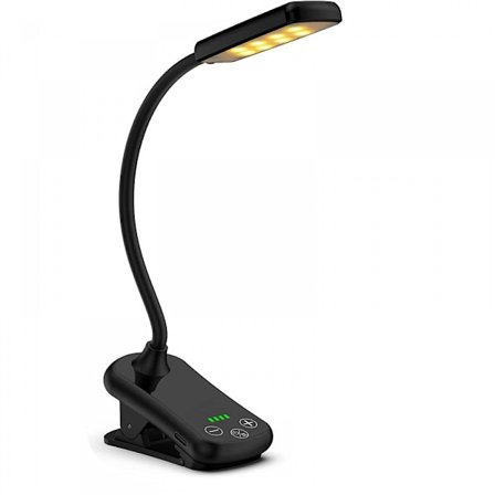 LED Mini Boglampe til Læsning i Sengen, Clip-On Læselampe