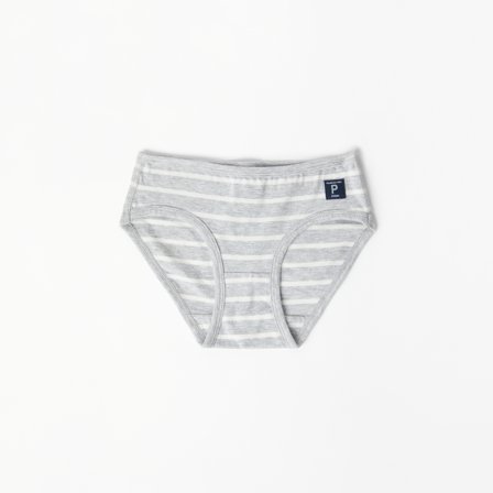 Polarn O. Pyret - Striped brief - 86 - 92 - Childrenswear - grey