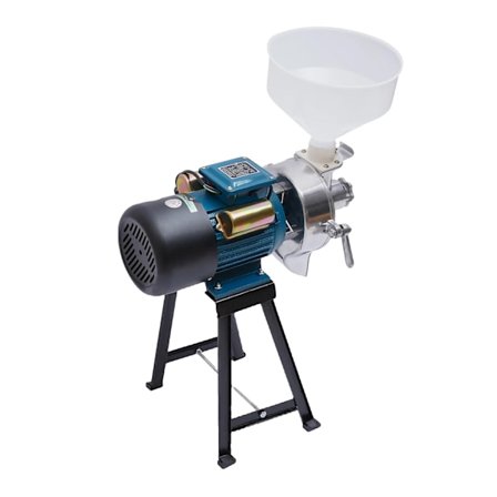 Elektrisk Foderkvarn, 2200W Effekt, 40 kg/h Malvolym,svart