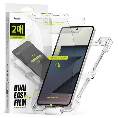 Ringke Dual Easy Pro 2-pack Screen Protector for Samsung Galaxy Z Flip 7
