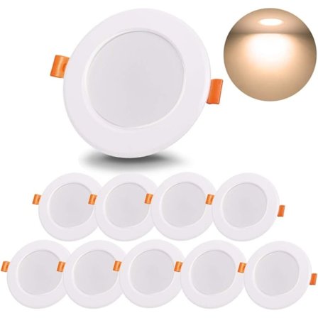 9W LED Uppotettu Spottivalo, Vedenkestävä Uppotettu Kattovalo, 300