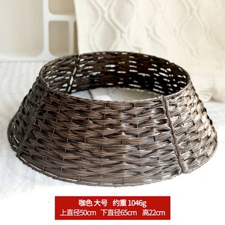 Julgransring, Julgransfot, Staket, Handgjord Vävd Korg, Julgransprydnad, Dekoration