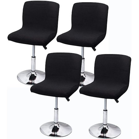 Sett med 4 kjøkken svingbare stretch ryggstøtte moderne høye barstol trekk for spisestuestol ryggstol frokoststol barstoler
