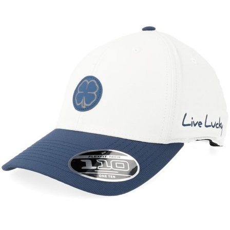 Black Clover - Vit adjustable Keps - Sharp Luck 19 Hat White/Navy Adjustable @ Hatstore