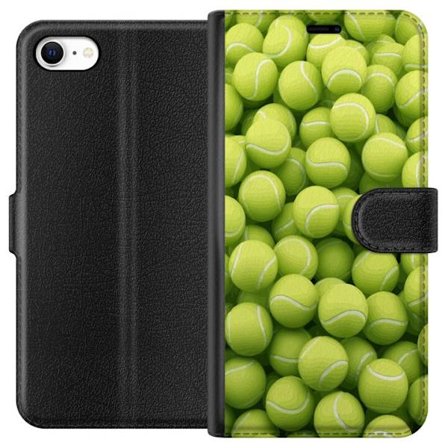 Kompatibelt Lommeboketui til Apple Apple iPhone 6s Mønster av grønne tennisballer i høy detalj, sporty motiv med repetisjonstekstur og sterke farge