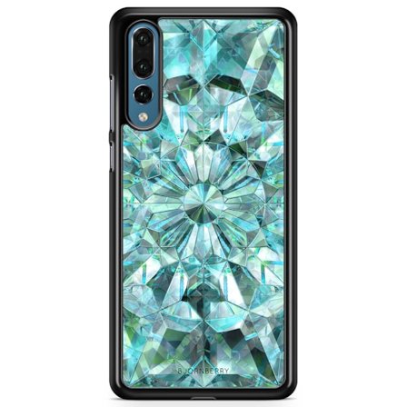Bjornberry Skal Huawei P20 Pro - Gröna Kristaller