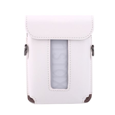 Etui til Instax Mini Link 3, PU med skulderrem (Hvid)