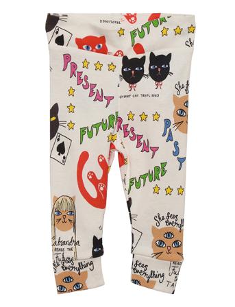 Clairvoyant Cats Aop Nb Leggings Leggings Multi/mönstrad Mini Rodini