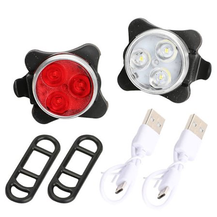 Utomhus ny mountainbike USB-laddningsbar lampa cykel hea
