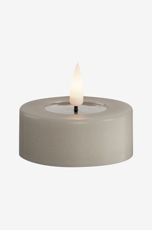 DeluxeHomeart - LED värmeljus 6x4,5 cm 2 st - Beige - Ljus - Från Homeroom