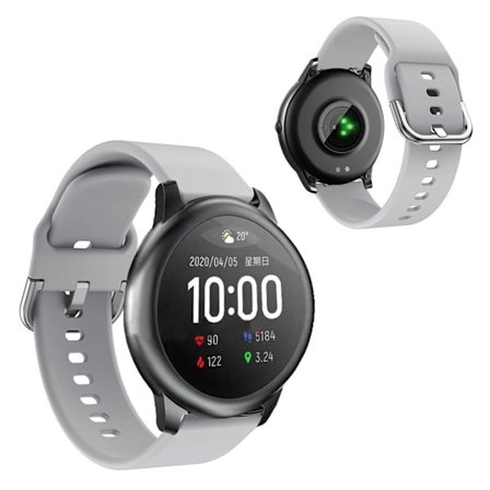 Haylou Solar simple silicone watch band - Grey
