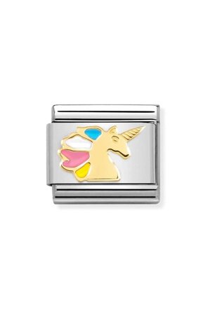 Symbols 18k Gold & enamel Multicolour unicorn