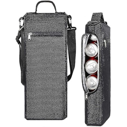 Golf-kylmälaukku - Golf-tarvikkeet miehille ja pienet pehmeät kylmälaukut, eristetty olutkylmälaukku, johon mahtuu 6 tölkkiä tai kaksi viinipulloa, 