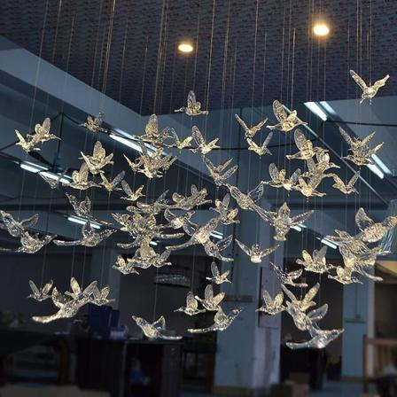 10 Pack takdekorasjon Flying Bird Naturtro DIy hengende