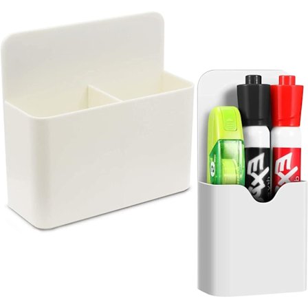 2 stk. magnetisk blyantholder, magnetisk markørholder, markørholder