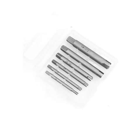6 stk. Skrueudtrækker Sæt Broken Head Taps Remover Tap Extractor