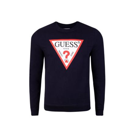 Sweatshirts Guess Audley Cn Fleece Svarta 173 - 177 Cm/s