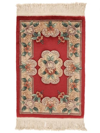 60X90 Tappeto Orientale Cinesi 90 Line Marrone/Rosso Scuro (Lana, Cina)