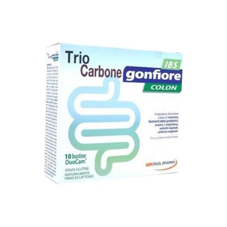 Triocarbone Gonfiore Ibs 10 Buste Duocam Da 2g+1.5g