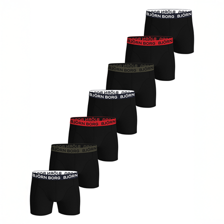 Björn Borg Cotton Stretch Boxer 7‐pakning Multipack 2