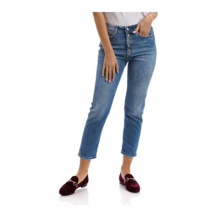 Dondup, Slim-fit Jeans Blauw, Dames, Maat:W29