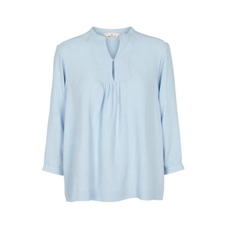 Basic Apparel Nedel Tunique Bluse Blå, Dame