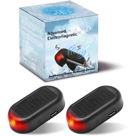 Anti-Frost Bil, Bil Interferensfri Anti-Frost Enhed, Elektromagnetisk Molekylær Interferens Frostbeskyttelse Snerydningsværktøj, Forrude Afrimer Bil