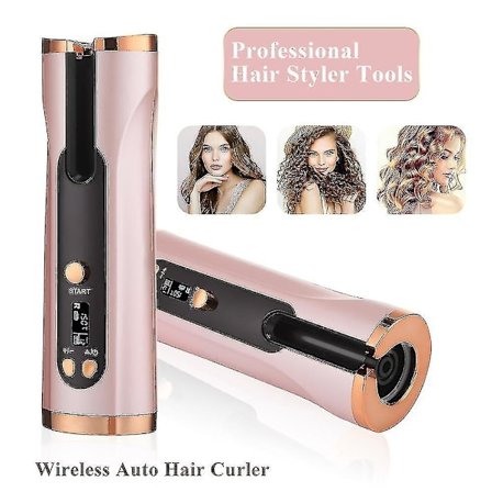 Automatic Hair Curler Auto Beach Waves Iron Curling Wand Air Curler Usb Cordless
