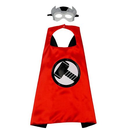 Superhero Capes And Children's Masks Halloween Cosplay Superhero Toys Best Gifts For Kids (thor)