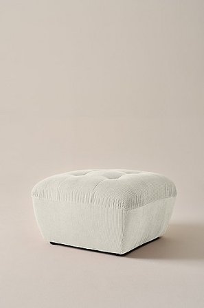 Jotex - Poef ø 64 Cm Natuurlijk Wit Natuurlijk wit - KELSO - Koop Poefs bij Jotex