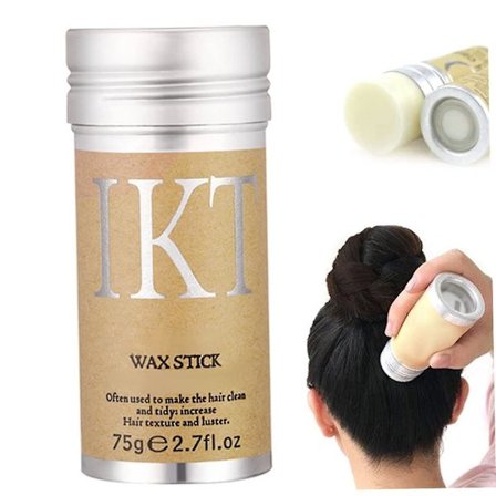 Hårvoks Stick, Professionel Brudt Hår Formgivningsgel Hårstilering Fugtgivende Voks Hår Finish Stick 75g