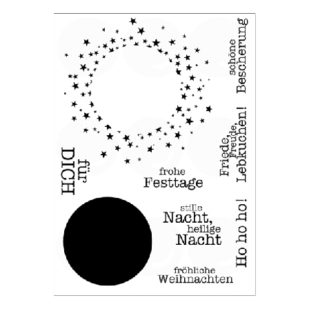 Tysk silikone gennemsigtigt stempel DIY Scrapbooking Prægning fotoalbum dekorativt papir kort null - ST-612