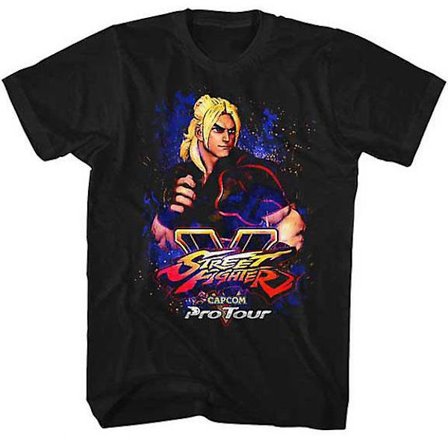 Street Fighter Pro Tour Ken T-shirt