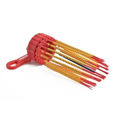 Partex MDH2002-S Merkintä PA02:lla, punainen, Asennusmateriaali