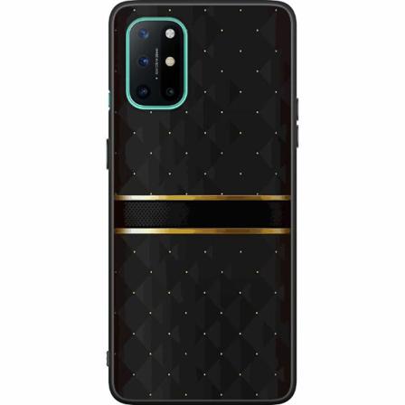 Oneplus 8t Svart Skal Golden Stripes