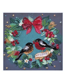 Perlebroderi Fuglehygge - Abris Art