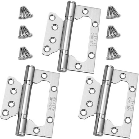 3 st starka dörr gångjärn 100mm*36mm rostfritt stål gångjärn