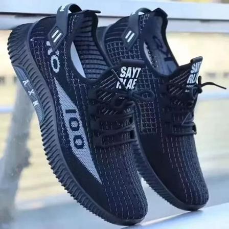 Våren Lätt Deodorant Mænds Sko Åndbare Mesh Sneakers Komfortable Trendy Alsidige Sko Mænd B 44